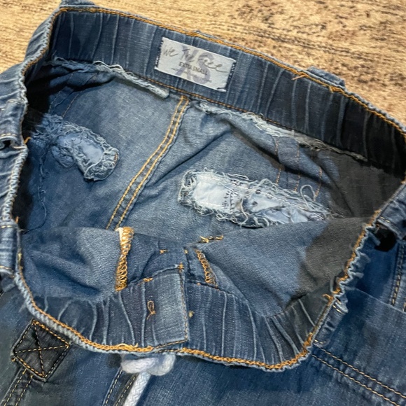 We the Free Free People Cotton/Hemp Drawstring Straight Leg Cargo Pants Size XS - Picture 3 of 5